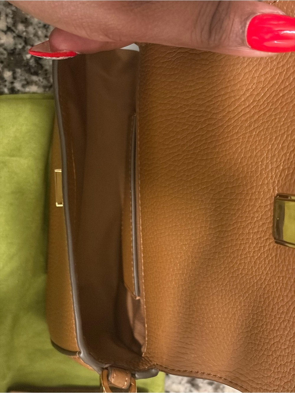 Tory Burch Tan/Brown Leather Crossbody with Card Case - Picture 9 of 13